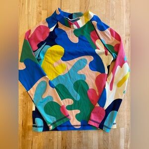 Mini Boden girls swim shirt, size 8